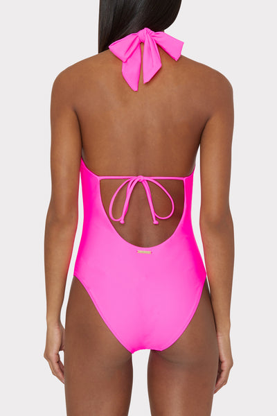 Solid Halter One Piece