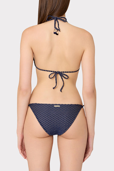 Millie String Bikini Bottom in Navy