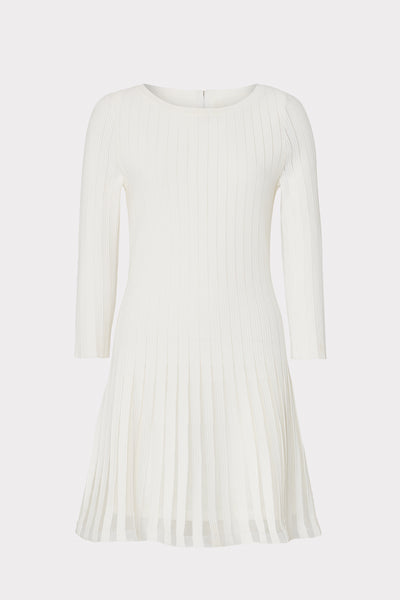 HUGO Sequin-Knit Slim Mini Sweater Dress