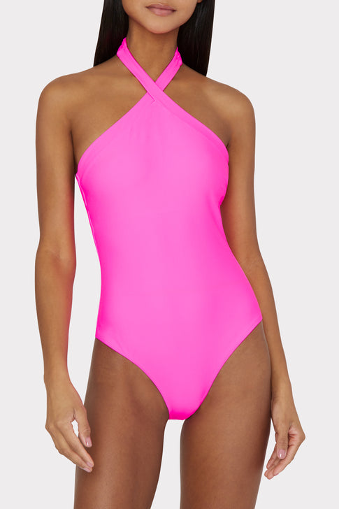 Halter One-Piece Swimsuit