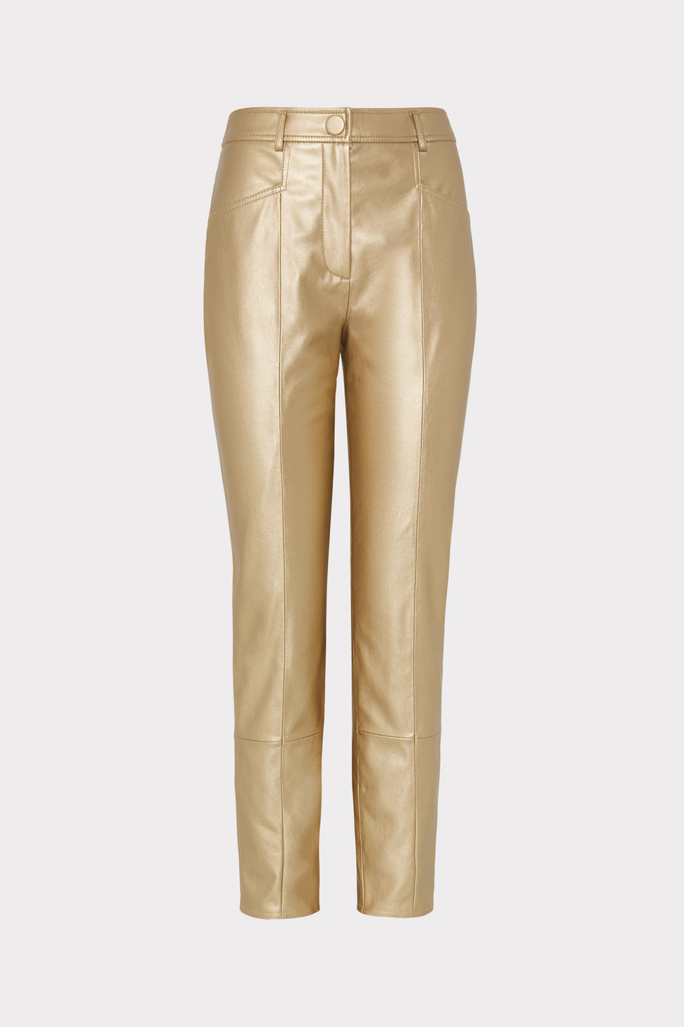 See and Be Seam High-Waisted Faux Leather Pants  Cream pants outfit,  Latest fashion clothes, White leather pants