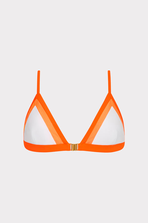 Positano Color Block Bikini Top Mango Multi Image 1 of 4