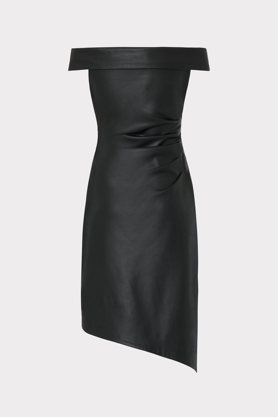 Black Vegan Leather Dress
