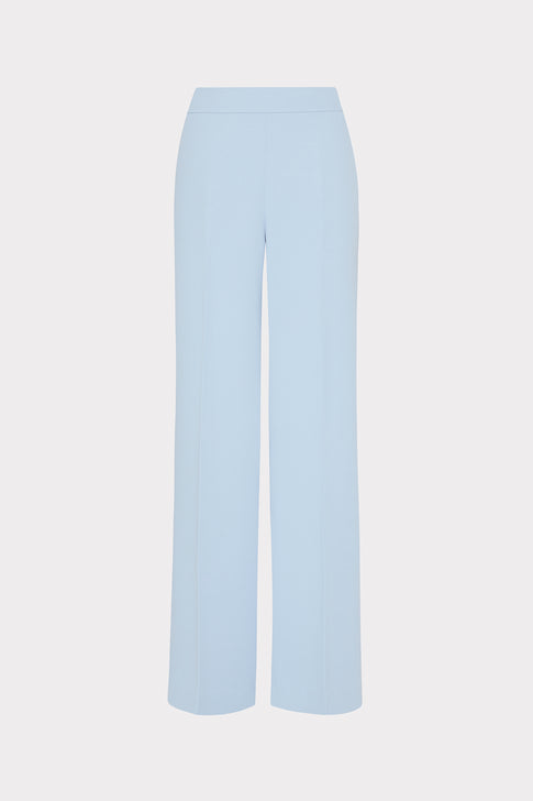 Natia Crepe Pants Ice Blue Image 1 of 4