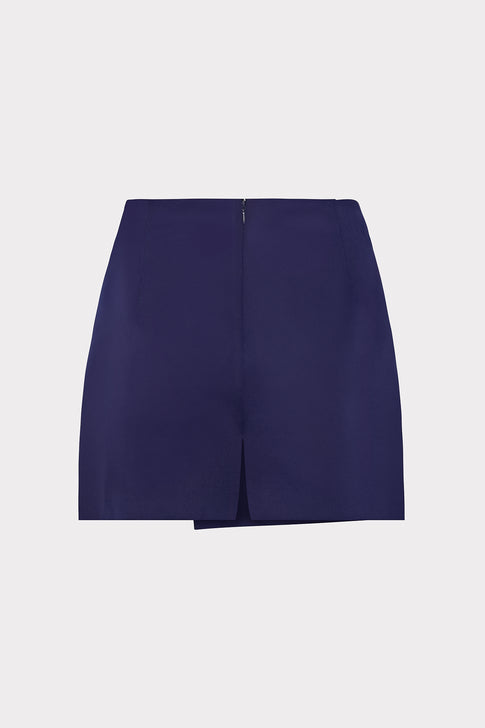 Evalyn Crepe Skort Navy Image 4 of 4