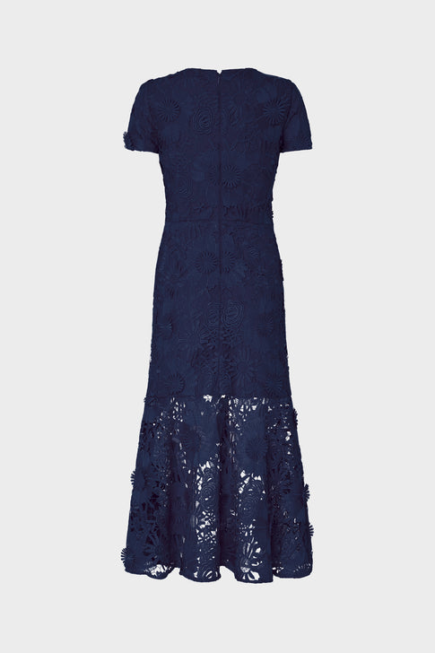 Tahlia Lace Dress Navy Image 4 of 4