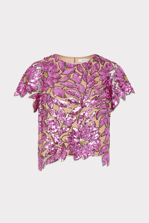 Milly hot sale floral sweatshirt