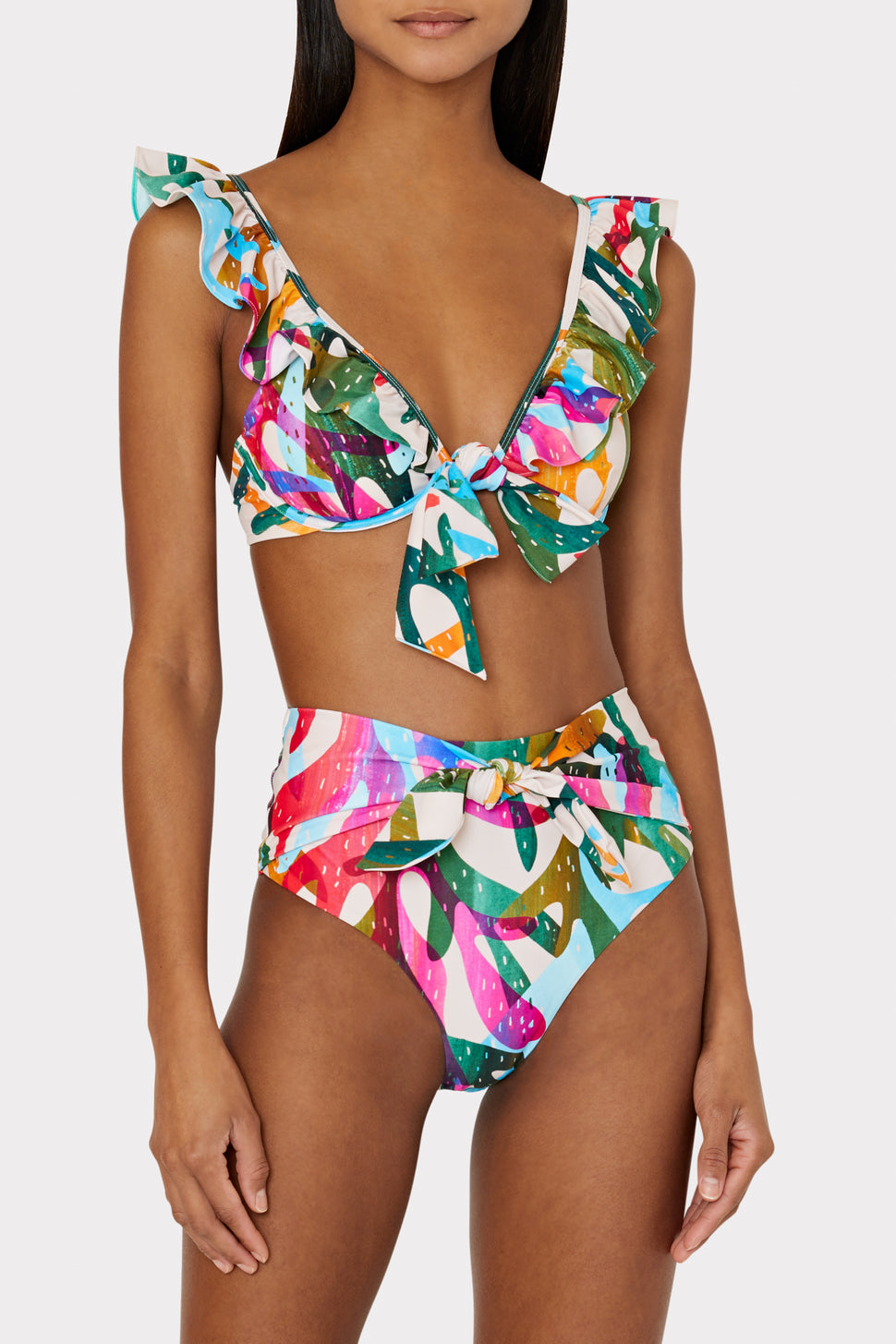 Triangl Tie Dye Bathing Suit Bikini Swim Bottom Size L - $14 New