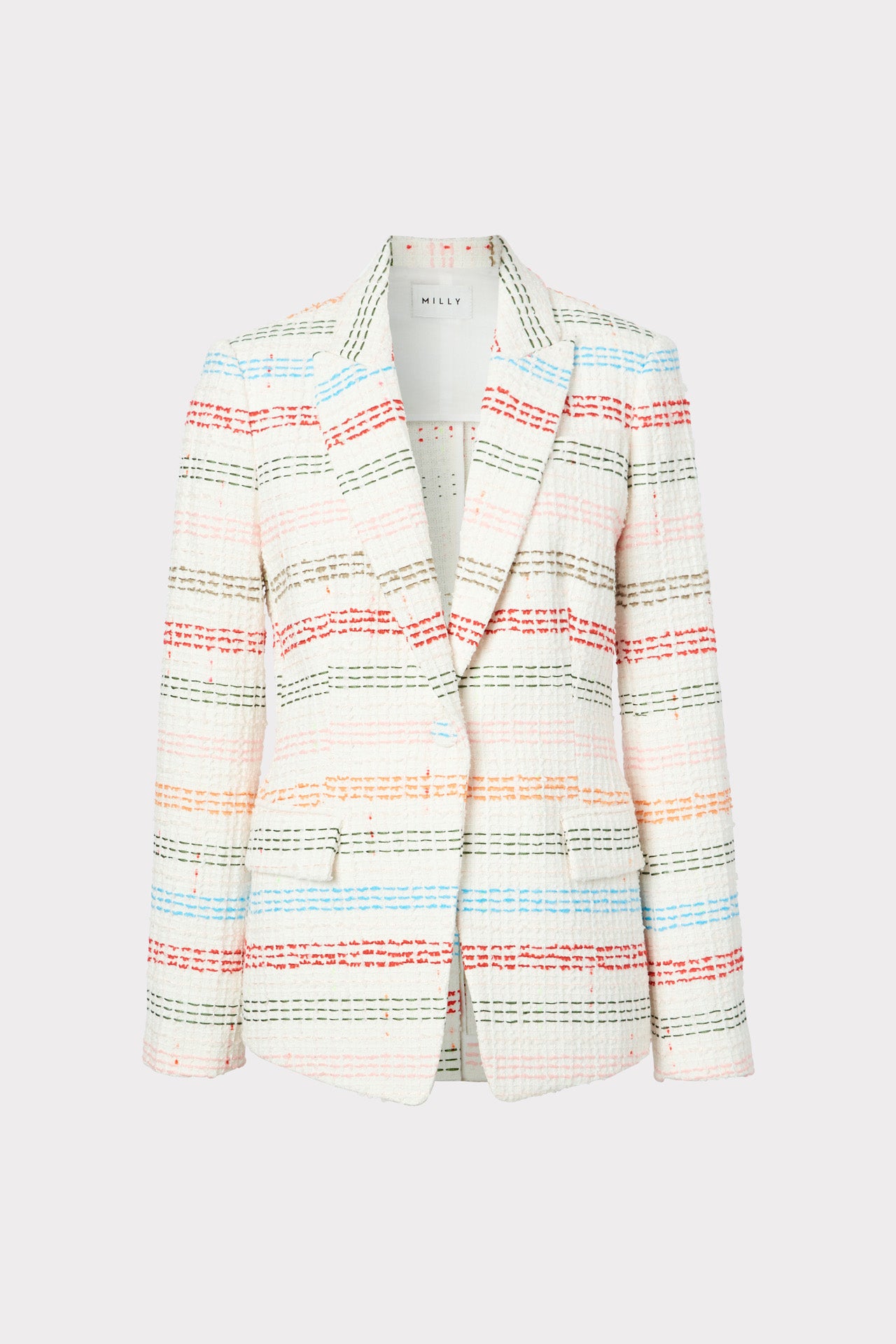 Avery Stripe Tweed Blazer