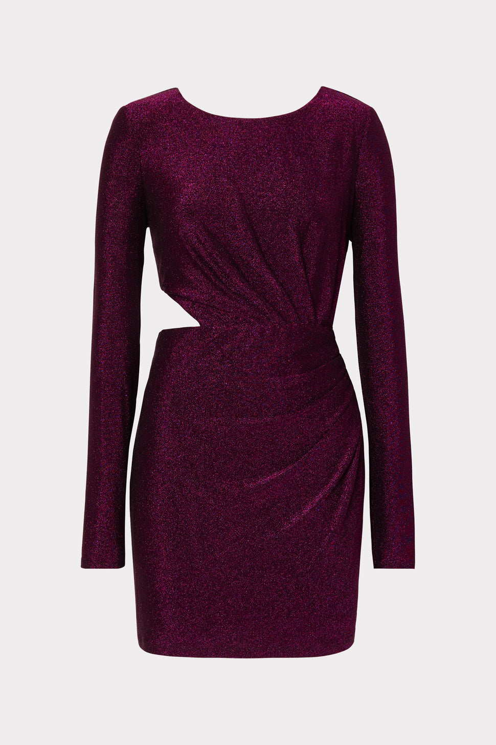 Korin Shimmer Dress in Magenta | MILLY